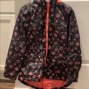 FLORAL RAIN JACKET - size M